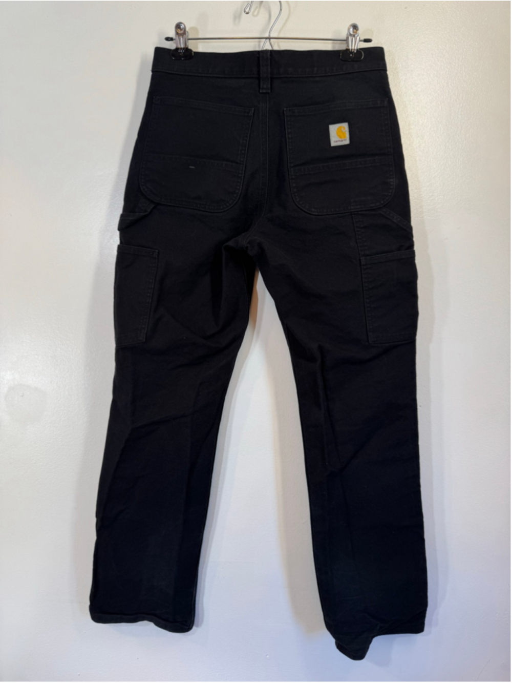 Carhartt Double Knee 30x32 Mens Pants Rugged Flex Relaxed Fit Duck Black
